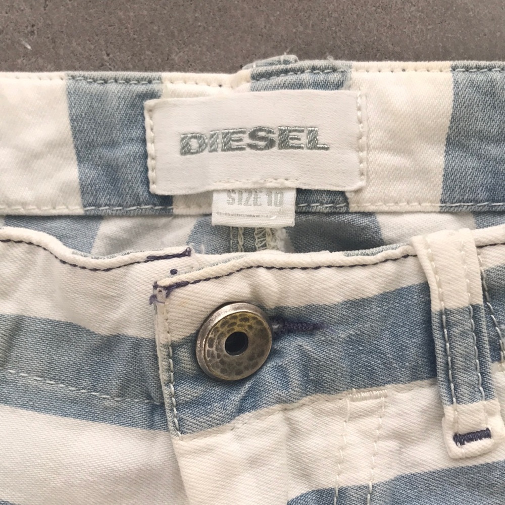 Diesel | Denim Jean shorts striped 10 - Picture 2 of 13